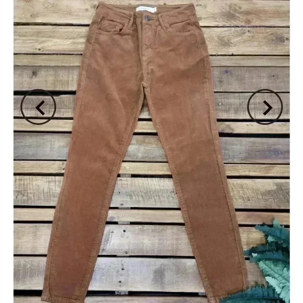 JEANS CORDUROY CELLO CROP Skinny Junior